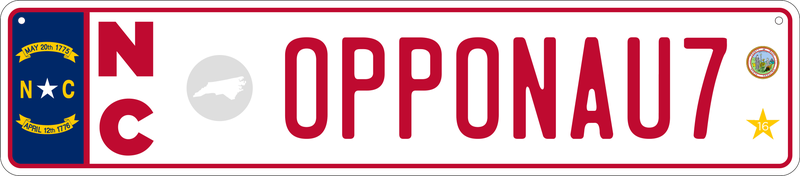 Illustration for article titled Reimagining US License Plates as Euro Plates - Installments 11-15 (IN, KS, MO, NC, SC)